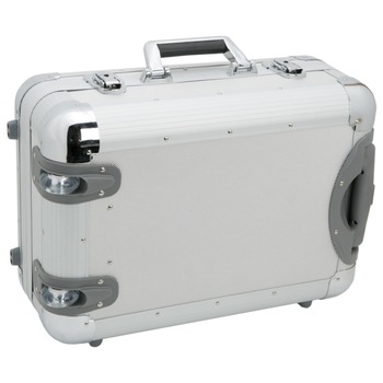 Geanta pentru scule Handy, tractabila cu roti si maner telescopic, catarama metalica, 48 x 34 x 20 cm Geanta pentru scule Handy, tractabila cu roti si maner telescopic, catarama metalica, 48 x 34 x 20 cm