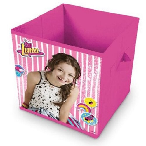 Cutie depozitare, pliabila, Soy Luna, roz, 28x28x28 cm