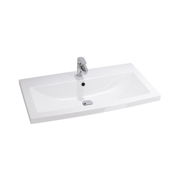 Lavoar pentru mobilier, Cersanit, Como, 80 cm, alb, K32-004 Lavoar pentru mobilier, Cersanit, Como, 80 cm, alb, K32-004