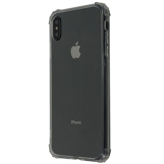 Husa de protectie Just Must Shock TPU pentru Apple iPhone XS / X, Transparent