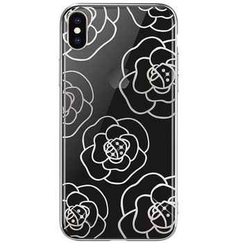 Husa de protectie Devia Camellia pentru Apple iPhone XS / X, Argintiu