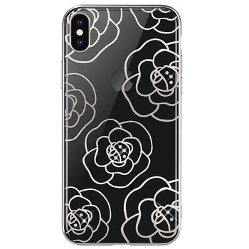 Husa de protectie Devia Camellia pentru Apple iPhone XS Max, Argintiu