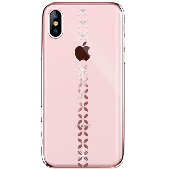 Husa de protectie Devia Lucky Star pentru Apple iPhone XS / X, Roz