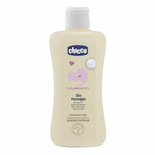 Ulei pentru masaj Chicco Baby Moments, 200 ml, 0+