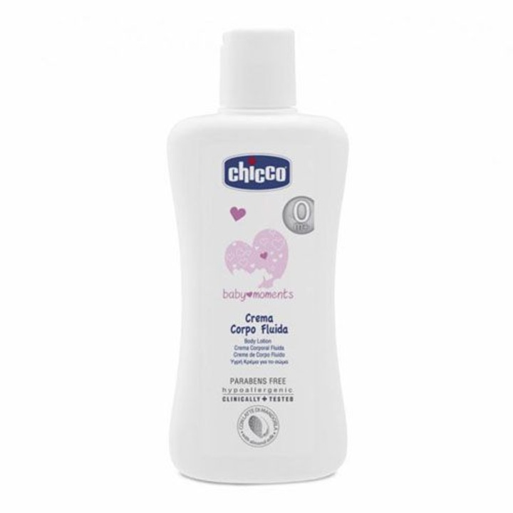 Lapte de corp Chicco Baby Moments, 200 ml, 0+