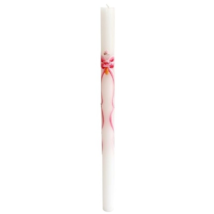 Lumanare Lumanaresele Botez Biserica Suzeta Roz 50 cm
