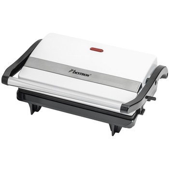 Grill panini Bestron APM123W, alb, 700 W Grill panini Bestron APM123W, alb, 700 W
