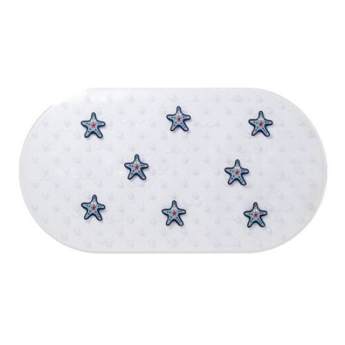 Covor de baie antiderapant iMK®, model cu stelute, 69x39 cm