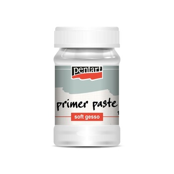Grund pasta fina Soft Gesso pe baza apa Pentart - alb, 100 ml Grund pasta fina Soft Gesso pe baza apa Pentart - alb, 100 ml