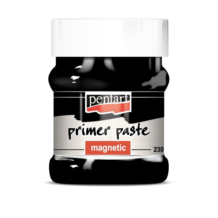 Grund pasta magnetizabil Pentart - negru, 230 ml