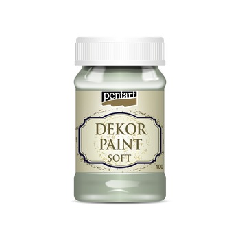 Vopsea decorativa soft Pentart - verde country, 100 ml Vopsea decorativa soft Pentart - verde country, 100 ml