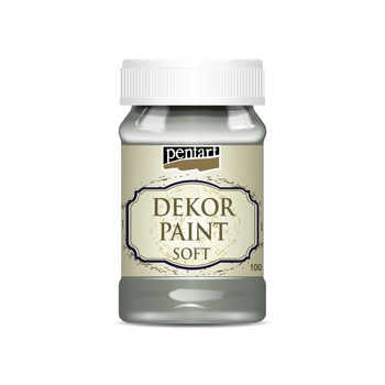 Vopsea decorativa soft Pentart - verde maslin, 100 ml Vopsea decorativa soft Pentart - verde maslin, 100 ml