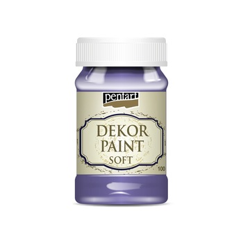 Vopsea decorativa soft Pentart - mov, 100 ml Vopsea decorativa soft Pentart - mov, 100 ml