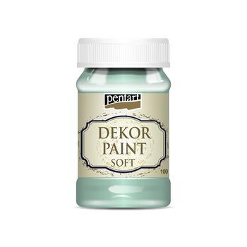 Vopsea decorativa soft Pentart - verde menta, 100 ml Vopsea decorativa soft Pentart - verde menta, 100 ml