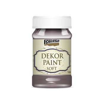 Vopsea decorativa soft Pentart - mov country, 100 ml Vopsea decorativa soft Pentart - mov country, 100 ml