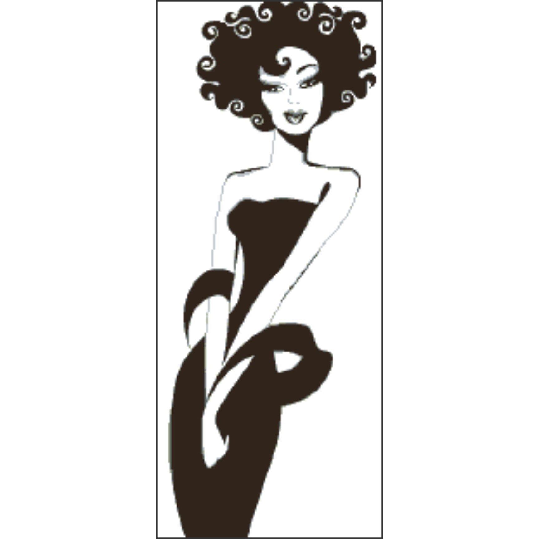 Goblen Glamour, Rogoblen, kit cu panza imprimata, 32x14 cm, bumbac