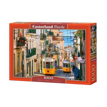 Puzzle Castorland, Tramvaiele din Lisabona, Portugalia, 1000 piese