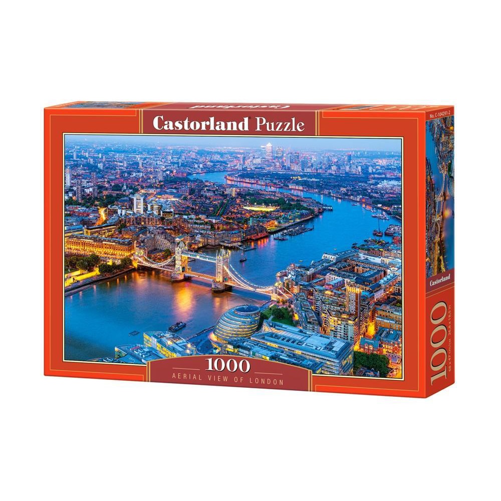 Puzzle Castorland, Vedere de sus a Londrei, 1000 piese