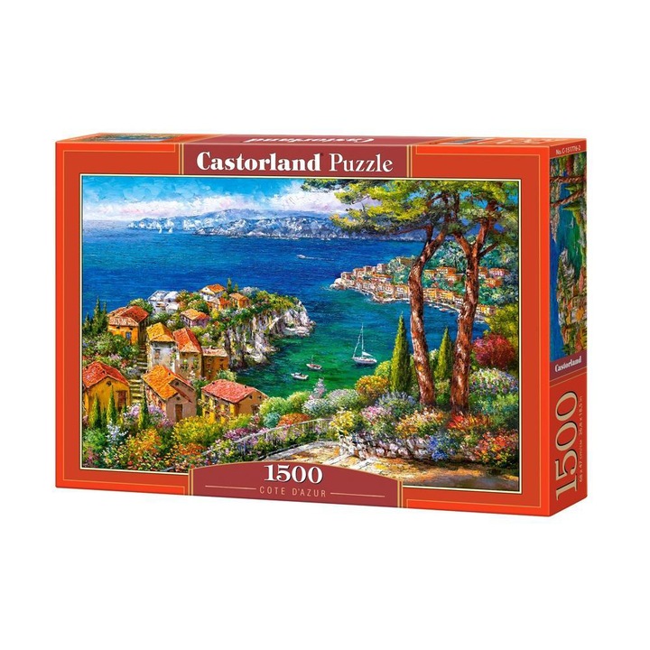Puzzle Castorland - Cote d'Azur, 1500 piese