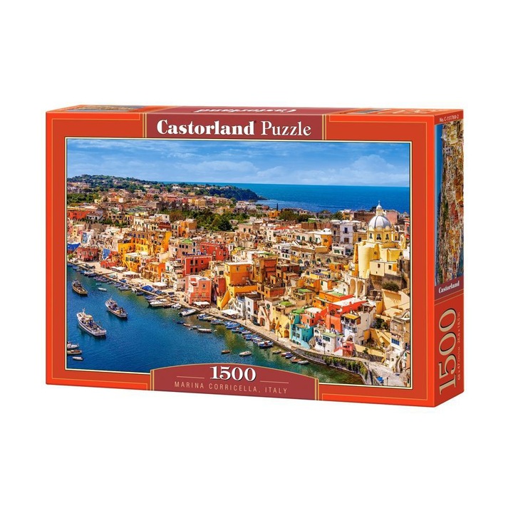 Puzzle Castorland, Marina Corricella, Italia, 1500 piese