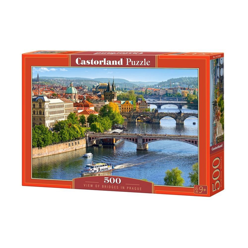 Puzzle Castorland, Podurile din Praga, 500 piese