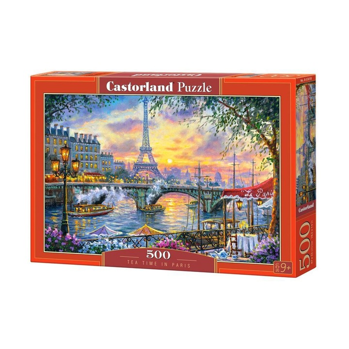 Puzzle Castorland, Vremea ceaiului in Paris, 500 piese