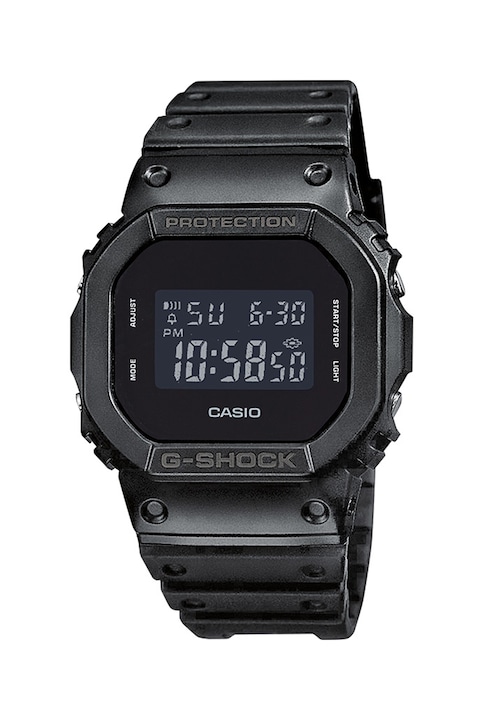 Casio, Часовник G-Shock с цифров дислпей, Черен