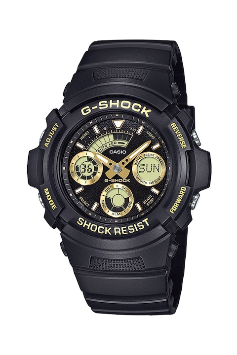 Casio, Часовник G-Shock с хронограф, Черен