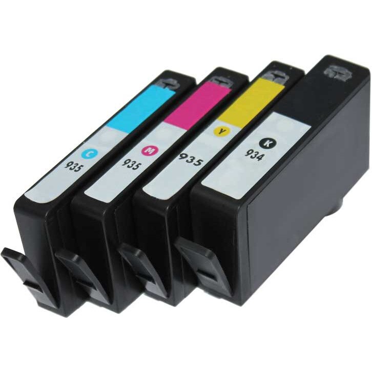 Set cartuse compatibile HP934XL Black HP935XL Cyan Magenta Yellow