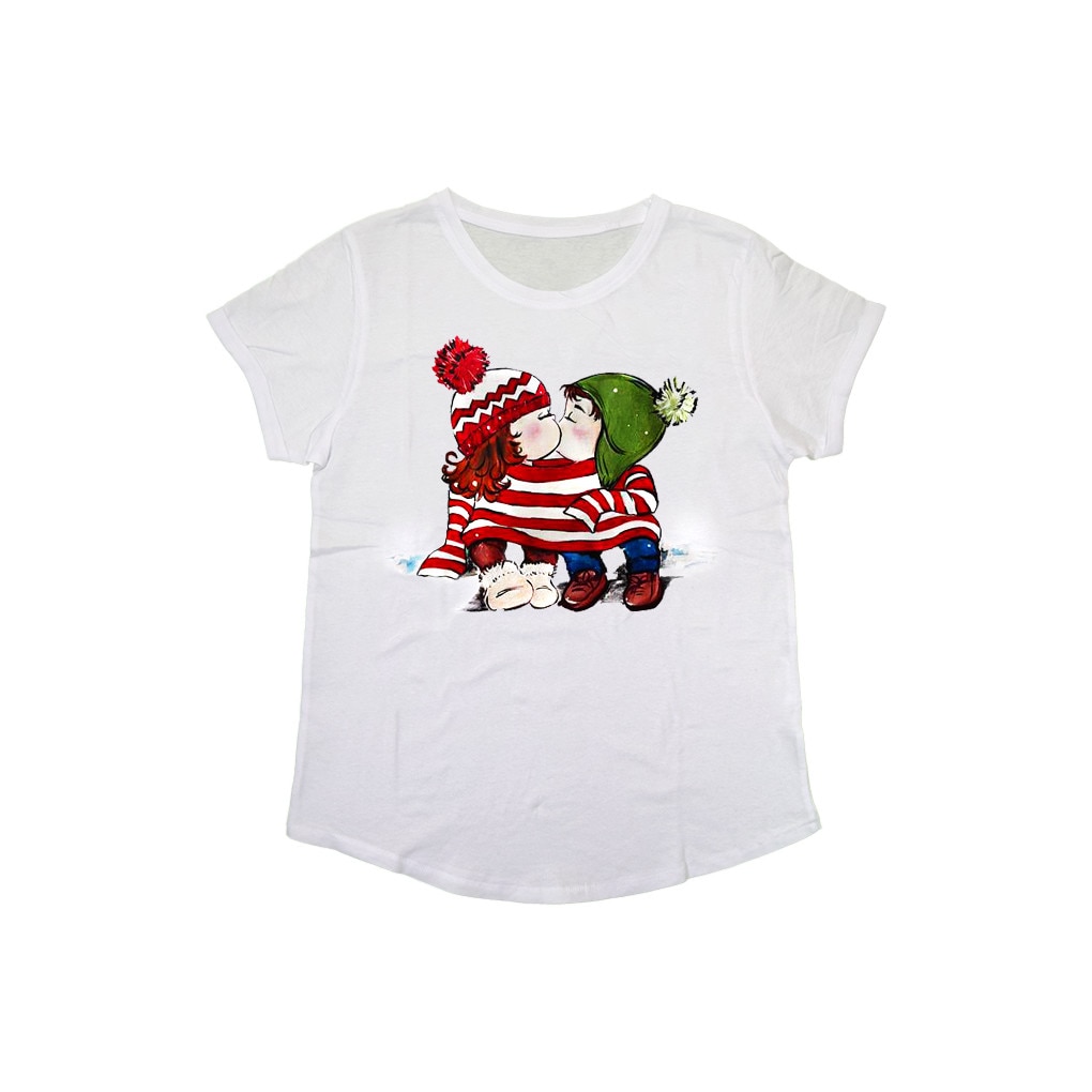 Tricou pictat Piticool Craciun cu Iubire S