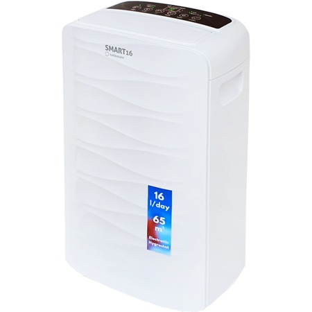 Dezumidificator de aer Turbionaire Smart 16 Eco - 16 l/24h, Panou de control digital, 130mc/h, Higrostat incorporat, Timer, Auto Restart, Filtru lavabil, Silentios