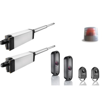 Set automatizare inchidere poarta Somfy Ixengo L cu fotocelule si lampa de semnalizare, 24V, 8 m / 800 kg Set automatizare inchidere poarta Somfy Ixengo L cu fotocelule si lampa de semnalizare, 24V, 8 m / 800 kg