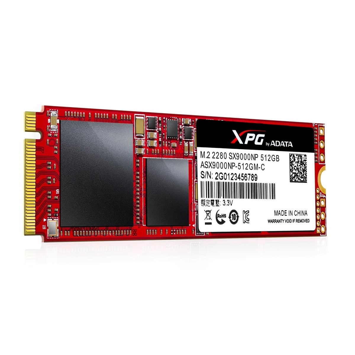 Solid State Drive (SSD) 512GB SSD ADATA SX9000 XPG, NVMe