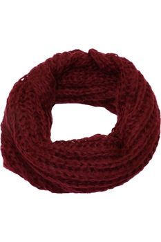 Fular circular pentru femei, tricotat din poliester, supradimensionat, sezon rece, Antonia ZR-7-4 Bordo Fular circular pentru femei, tricotat din poliester, supradimensionat, sezon rece, Antonia ZR-7-4 Bordo