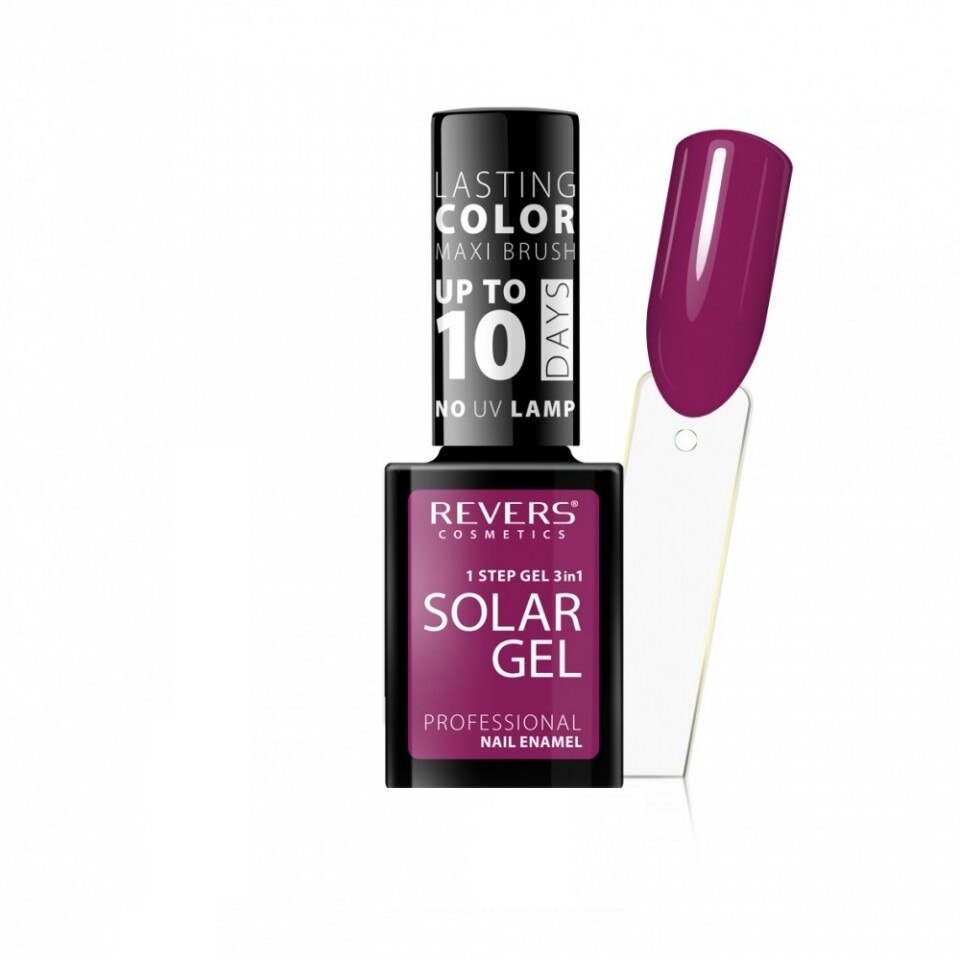 Lac de unghii Solar Gel, Revers, 12 ml , nr 13