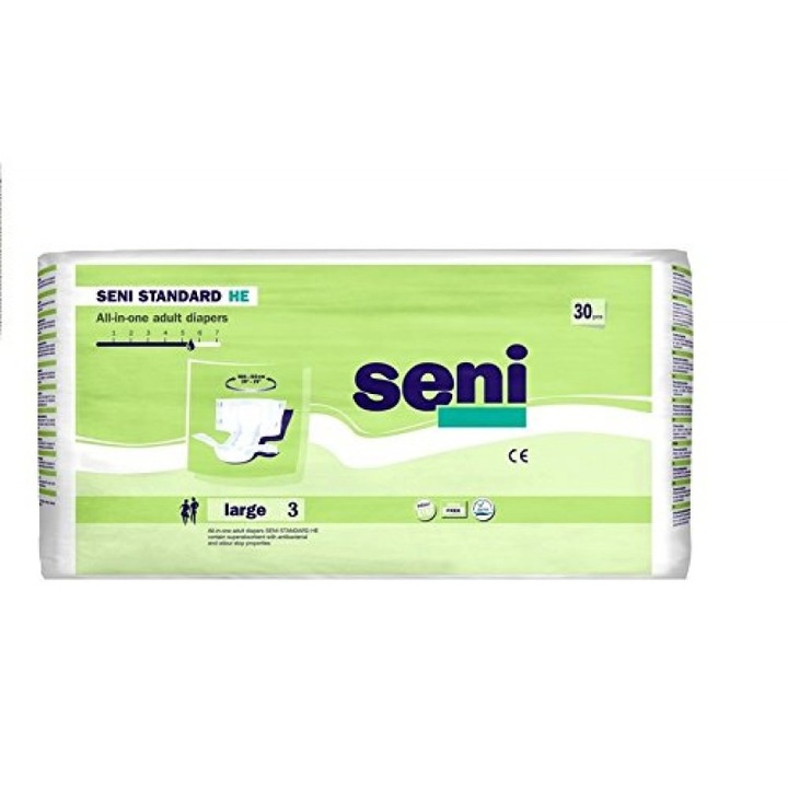 Pelenkák az inkontinenciához, Normál He sz. 3 nagy - L 30 db / készlet