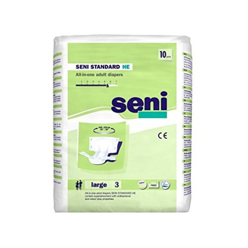 Scutece Pentru Incontinenta Seni Standard He nr. 3 Large - L 10 buc/set