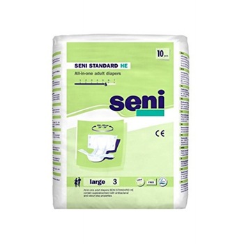 Scutece Pentru Incontinenta Seni Standard He nr. 3 Large - L 10 buc/set Scutece Pentru Incontinenta Seni Standard He nr. 3 Large - L 10 buc/set