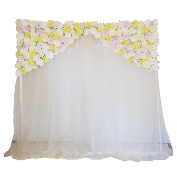 Panou floral Handmade Minis Boutique, lila, galben, vernil, model 1 Panou floral Handmade Minis Boutique, lila, galben, vernil, model 1