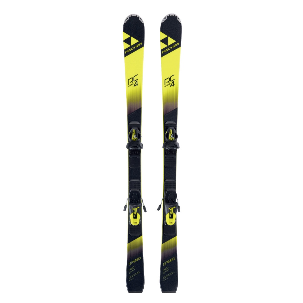 Schiuri Fischer RC4 Speed Junior RP, negru/galben, pentru copii, 140 cm