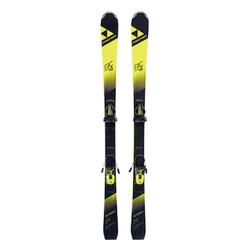 Schiuri Fischer RC4 Speed Junior RP, negru/galben, pentru copii, 140 cm Schiuri Fischer RC4 Speed Junior RP, negru/galben, pentru copii, 140 cm