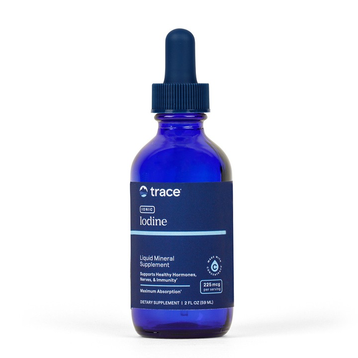 Iod lichid ionic 225 mg Trace Minerals, 59 ml