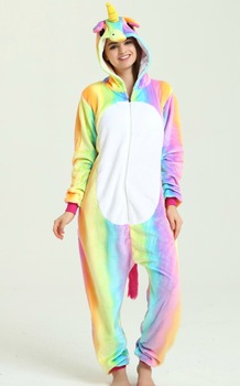 Pijama intreaga kigurumi, Onesie, model unicorn lite Pijama intreaga kigurumi, Onesie, model unicorn lite