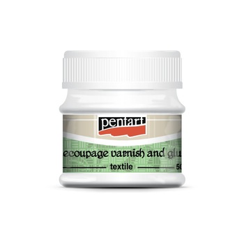 Lipici cu lac decupaj pentru textile Pentart, 50 ml Lipici cu lac decupaj pentru textile Pentart, 50 ml