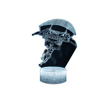 Lampa Fortnite, 3D Led, Glider, 7 culori Lampa Fortnite, 3D Led, Glider, 7 culori