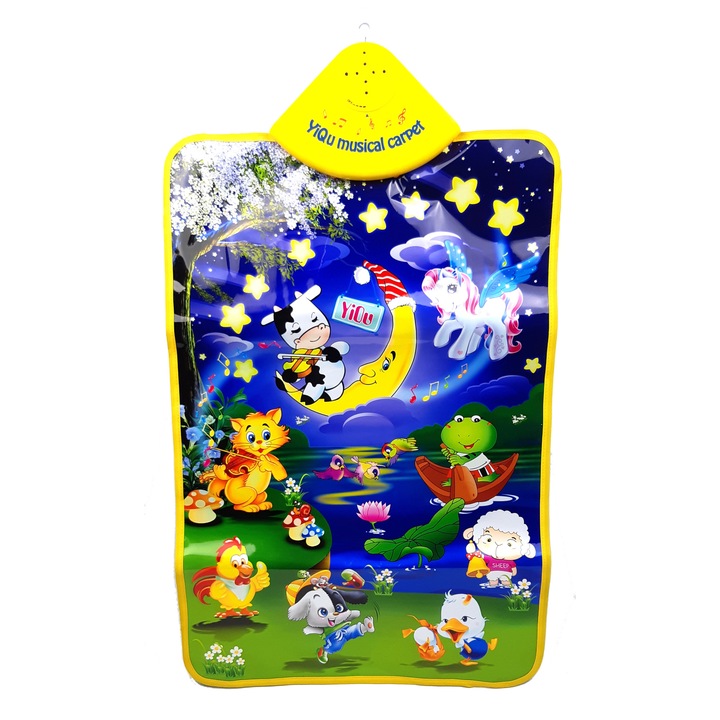Covor muzical de jucarie pentru copii cu melodii si lumini - Magic Night YQ2981