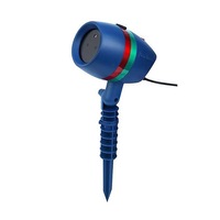 proiector cu joc de lumini tip instalatie luminoasa pentru interior-exterior  fixare in pamant  laser rosu si verde imagen 24_0_
0