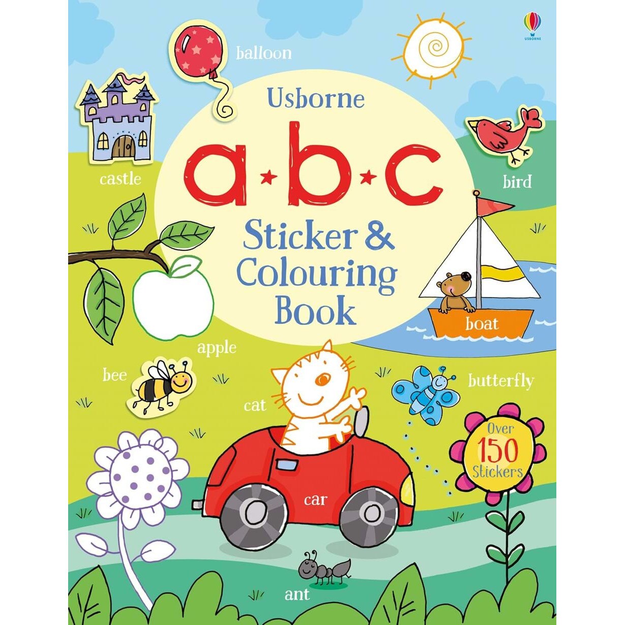 ABC sticker and colouring book