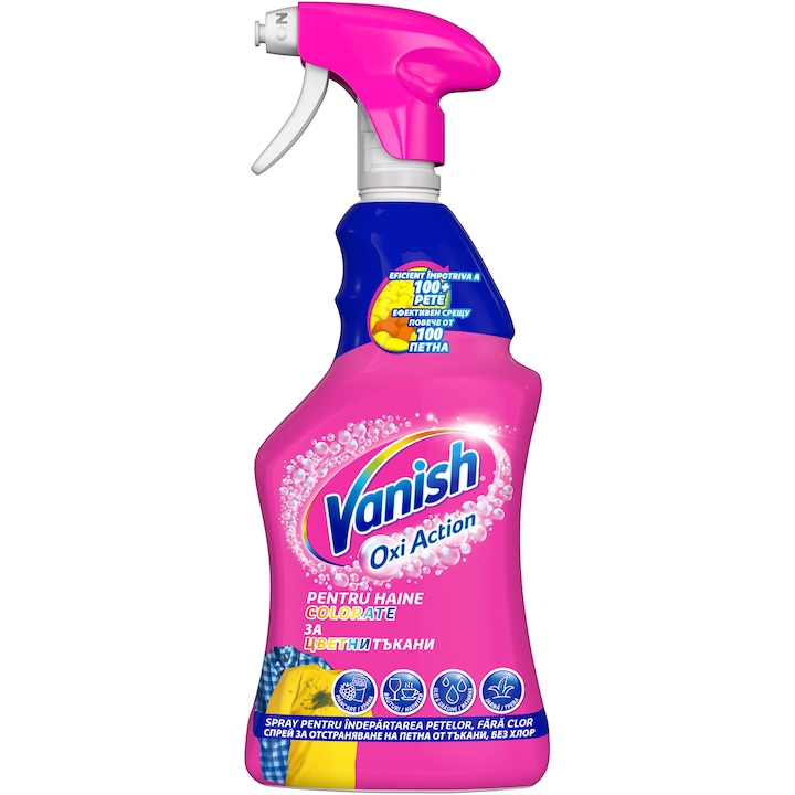 Spray pentru indepartarea petelor VANISH Oxi Action, 500ml