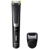 aparat hibrid de barbierit si tuns barba philips oneblade pro qp651060 umed amp uscat pieptene 12 lungimi negruargintiu  lama suplimentara imagen 25_0_
0